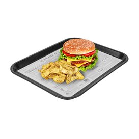 Wachspapier fettdicht für Burger "Times" 31x31cm (1.000 Stück)