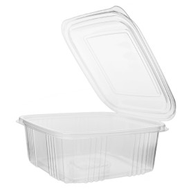 Dose mit Klappdeckel Transparent Quadratisch PP 750ml (500 Stück)