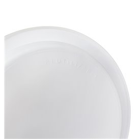 Wiederverwendbar Plastikteller Wirtschaftlich PS Weiß Ø22cm (300 Stück)