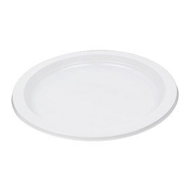 Wiederverwendbar Plastikteller Wirtschaftlich PS Weiß Ø22cm (4 Stück)
