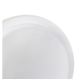 Wiederverwendbar Plastikteller Wirtschaftlich PS Weiß Ø22cm (4 Stück)