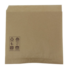 Burgerpapier fettdicht offen 2S Kraft 15x15cm (250 Stück)