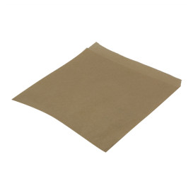 Burgerpapier fettdicht offen 2S Kraft 15x15cm (250 Stück)