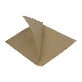Burgerpapier fettdicht offen 2S Kraft 15x15cm (250 Stück)