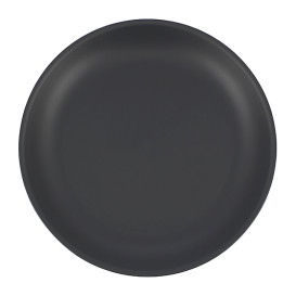 Wiederverwendbare Plastikteller PP Mineral Anthrazit Ø21cm (6 Stück)