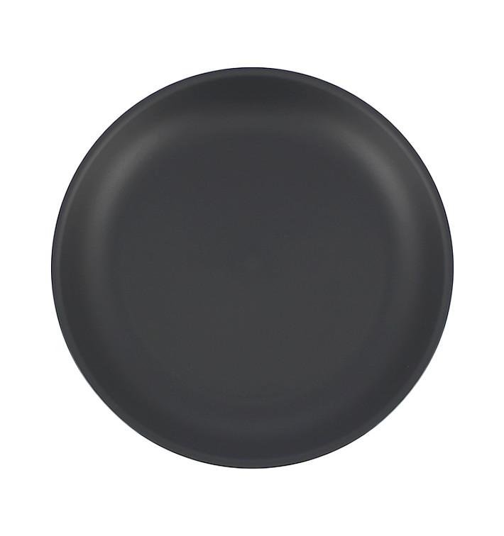 Wiederverwendbare Plastikteller PP Mineral Anthrazit Ø21cm (6 Stück) Wiederverwendbare Plastikteller PP Mineral Anthrazit Ø21cm (6 Stück)