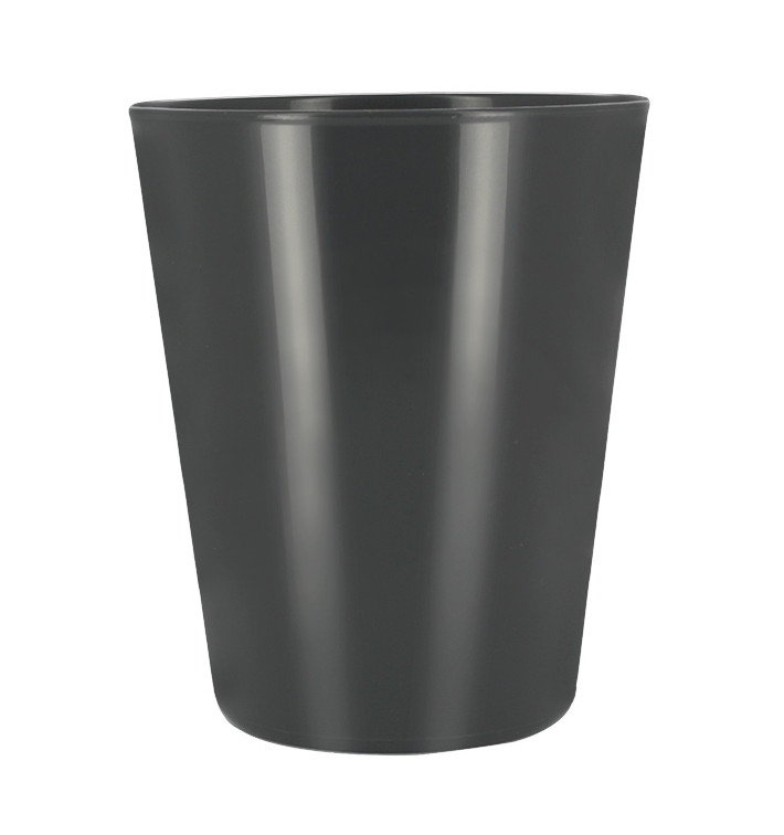 Wiederverwendbare Mehrwegbecher PP Mineral Anthrazit 330ml (6 Stück) Wiederverwendbare Mehrwegbecher PP Mineral Anthrazit 330ml (6 Stück)