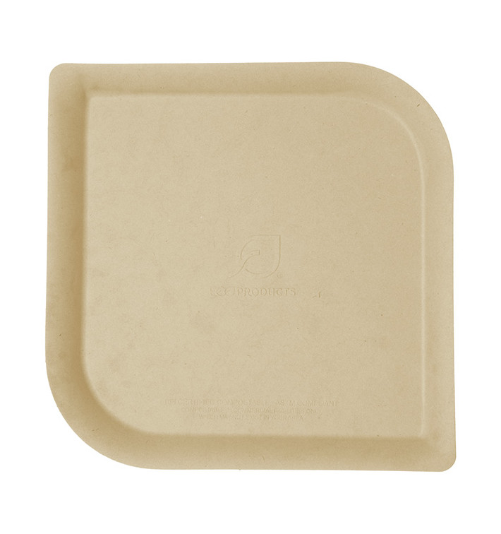 Teller Bagasse und Bambus 23,8 cm (400 Stück)