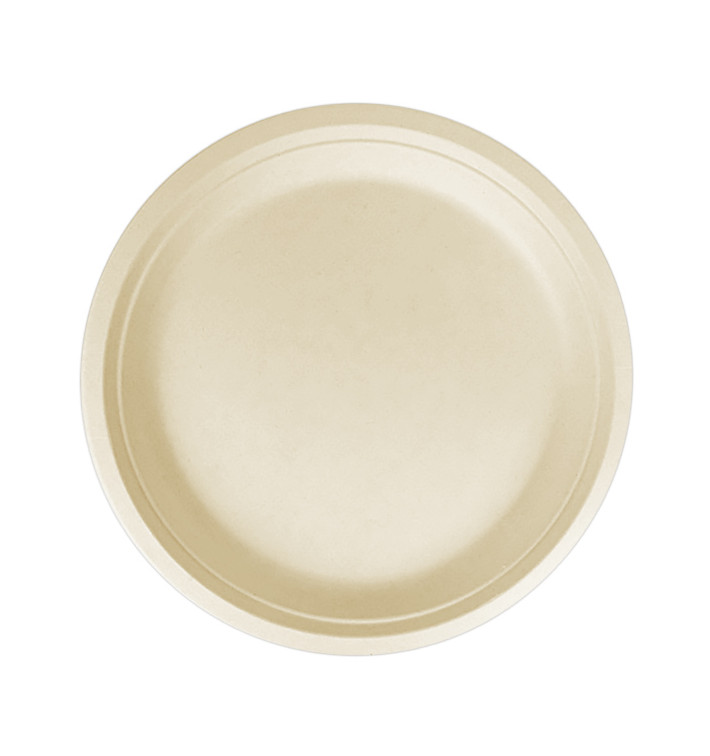 Teller Zuckerrohr-Fasern Ø300mm (200 Einheiten) Teller Zuckerrohr-Fasern Ø300mm (200 Einheiten)