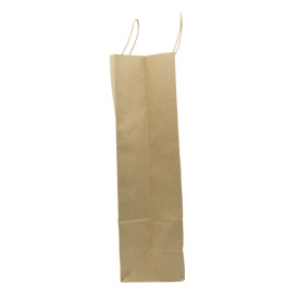 Papiertüten Kraft mit Henkeln 32+12x41cm (50 Stück)