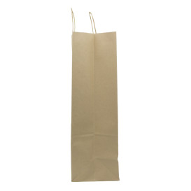 Papiertüten Kraft braun mit Henkeln 100g/m² 44+15x46cm (25 Stück)