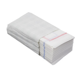 Papierservietten mit Zickzackfalz 14x14 blau (250 Stück)