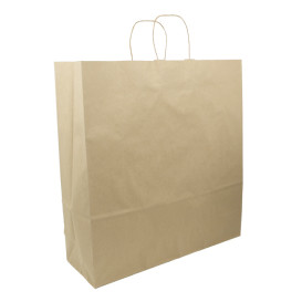 Papiertüten Kraft mit Henkeln 46+16x49cm (200 Stück)