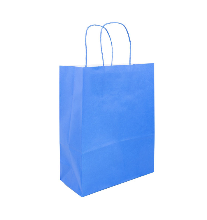 Papiertüten Türkis mit Henkeln 100g/m² 25+11x31cm (25 Stück) Papiertüten Türkis mit Henkeln 100g/m² 25+11x31cm (25 Stück)