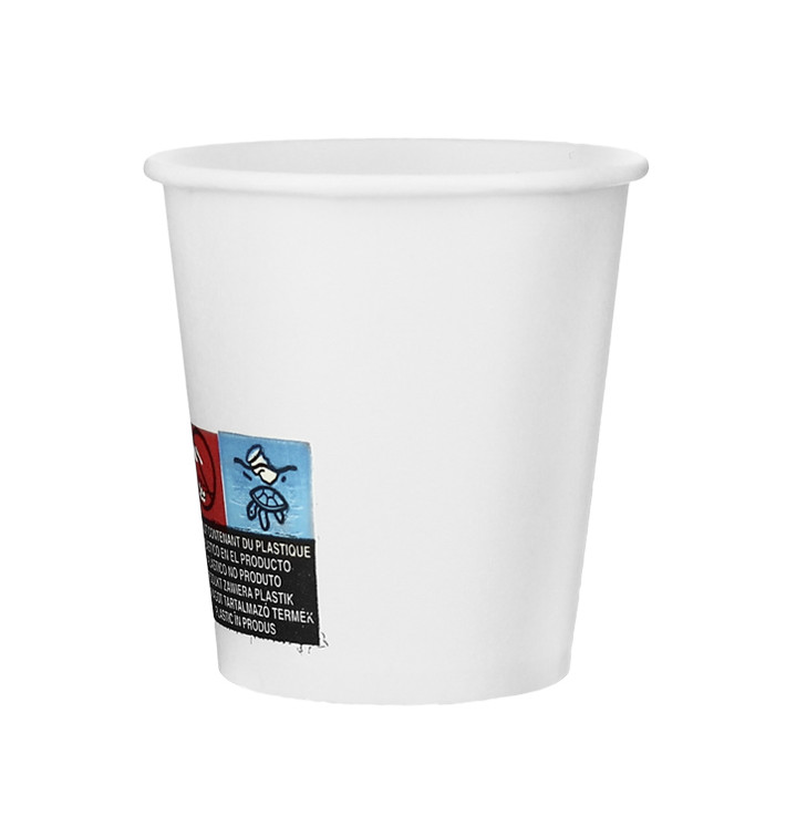 Kartonbecher 3 Oz/100ml weiß Ø5,8cm (50 Stück) Kartonbecher 3 Oz/100ml weiß Ø5,8cm (50 Stück)