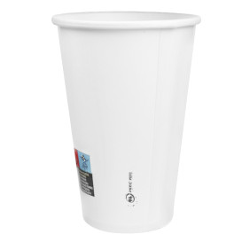 Karton Kaffeebecher 20 Oz/600ml Weiß Ø9,4cm (20 Stück)