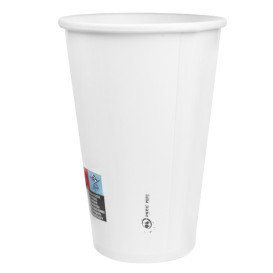 Karton Kaffeebecher 20 Oz/600ml Weiß Ø9,4cm (20 Stück)