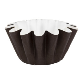 Formen für Backen Ø80x65 mm Braun (15 Stück)
