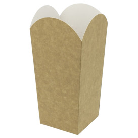 Kleine Popcorn Box Kraft 45g 6,5x8,5x15cm (700 Stück)