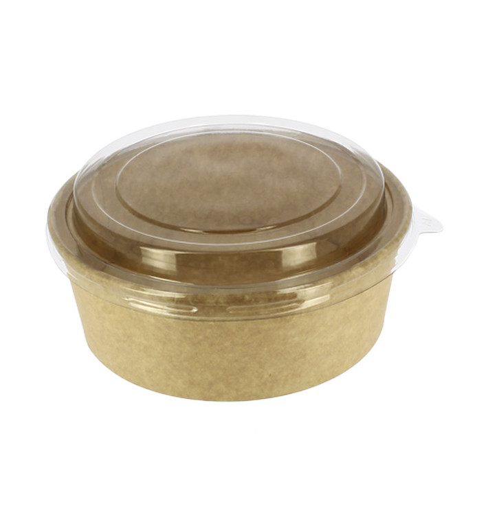 Suppenbecher To Go Kraft-Kraft Mit Deckel RPET 38 Oz/1140ml (25 Stück) Suppenbecher To Go Kraft-Kraft Mit Deckel RPET 38 Oz/1140ml (25 Stück)