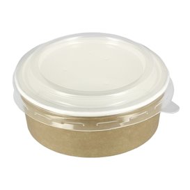 Suppenbecher To Go Kraft Mit Deckel PP 25 Oz/750ml (50 Stück)