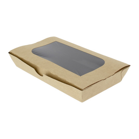 Box aus Pappe mit Sichtfenster 19x10x3,5cm (400 Stück)
