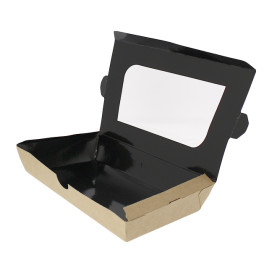 Box aus Pappe mit Sichtfenster 19x10x3,5cm (400 Stück)