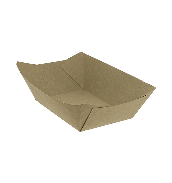 Pommesschale Kraft-Kraft 350ml 10,6x7,3x4,5cm (1.000 Stück) Pommesschale Kraft-Kraft 350ml 10,6x7,3x4,5cm (1.000 Stück)