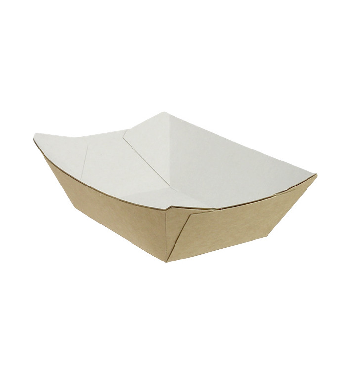 Pommesschale Kraft 350ml 10,6x7,3x4,5cm (1.000 Stück) Pommesschale Kraft 350ml 10,6x7,3x4,5cm (1.000 Stück)