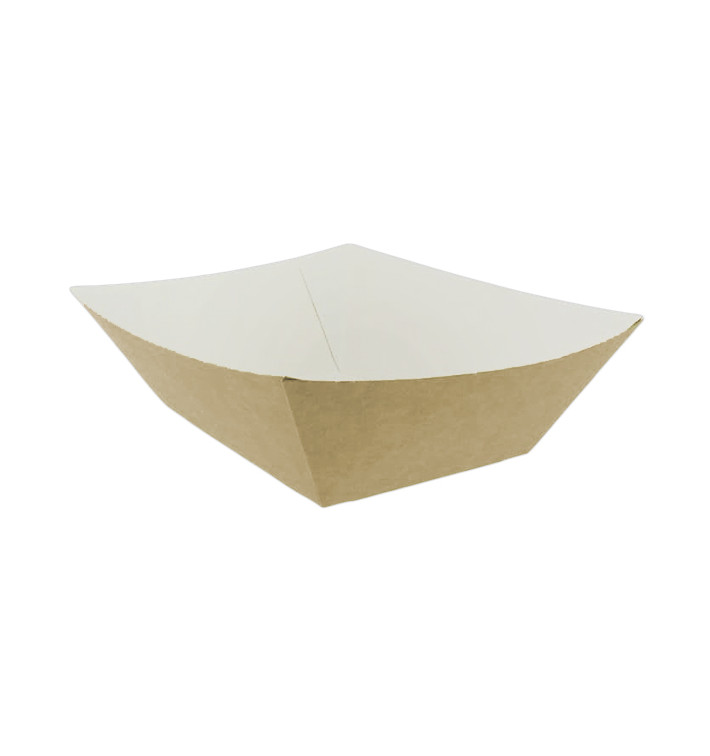 Pommesschale Kraft 525ml 12,2x8x5,5cm (25 Stück) Pommesschale Kraft 525ml 12,2x8x5,5cm (25 Stück)