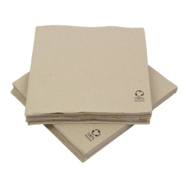 Papierservietten Kraft 2L rau 33x33cm (1.350 Stück)