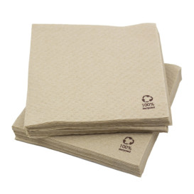 Bio Papierservietten Geprägte 30x30cm 1-lagig (100 Stück)