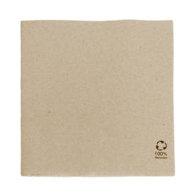 Papierservietten Kraft 2L rau 33x33cm (1.350 Stück)