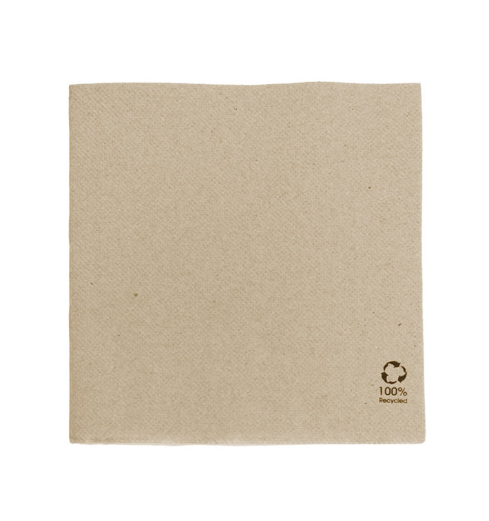 Papierservietten Kraft 2L rau 33x33cm (1.350 Stück)