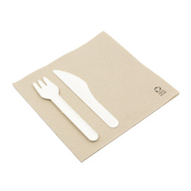 Papierservietten Bio 40x40cm 2-lagig (50 Stück)