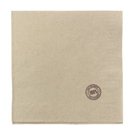 Bio Papierservietten "Recycled" 33x33cm 1-lagig (100 Stück)
