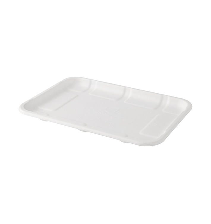 Zuckerrohr-Tablett 21,6x15,3x1,5cm (400 Stück) Zuckerrohr-Tablett 21,6x15,3x1,5cm (400 Stück)