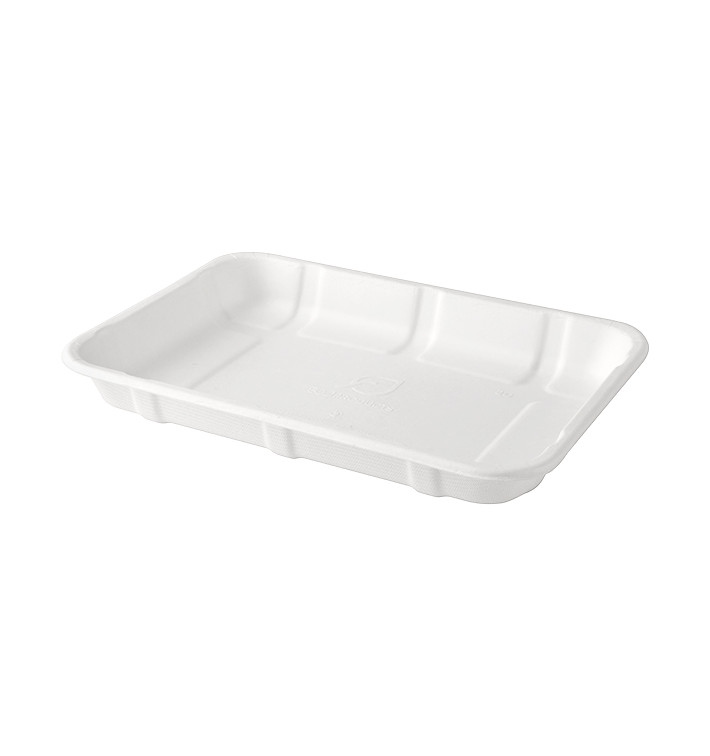 Zuckerrohr-Tablett 21,6x15,3x2,6cm (400 Stück)