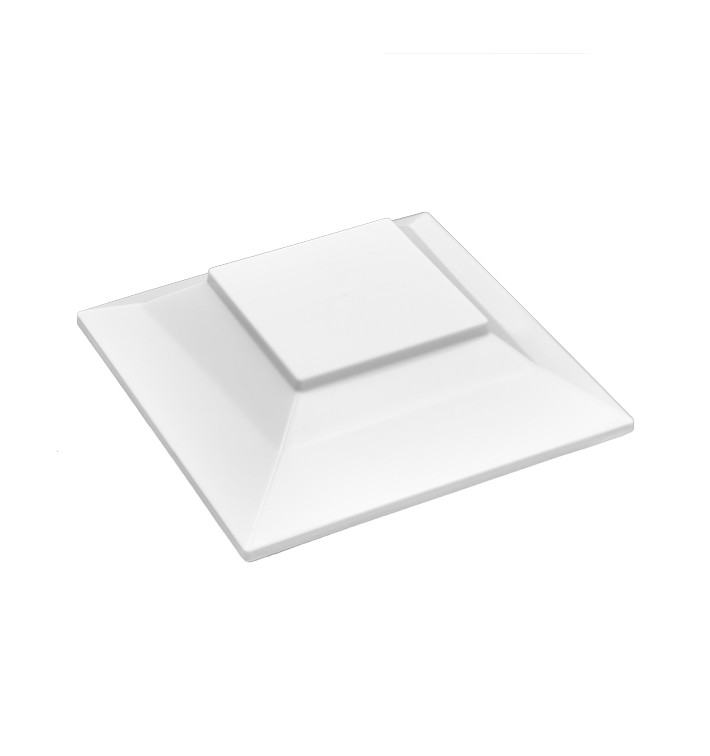 Deckel für Plastikschüssel "Pagode Medium" Weiß 200 ml (240 Stück) Deckel für Plastikschüssel "Pagode Medium" Weiß 200 ml (240 Stück)