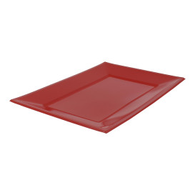 Plastiktablett Rot 330x225mm (25 Stück)
