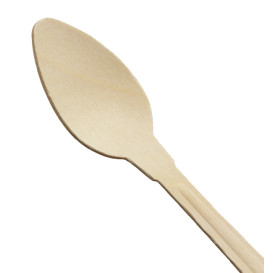 Kaffeelöffel aus Holz 120mm (100 Stück)
