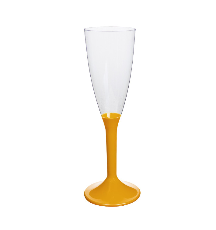 Sektflöte Plastik mit Mangoem Fuß 120ml 2T (20 Stück) Sektflöte Plastik mit Mangoem Fuß 120ml 2T (20 Stück)
