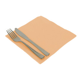 Papierservietten lachs 40x40cm 2-lagig (50 Stück)