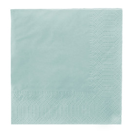 Papierservietten Hellblau 2L 20x20cm (100 Stück)