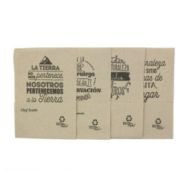 Spenderservietten Papier "Miniservis" Kraft 17x17cm (200 Stück)