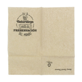 Spenderservietten Papier "Miniservis" Kraft 17x17cm (200 Stück)