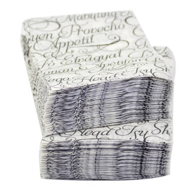 Spenderservietten Papier Miniservis "Guten Appetit" 17x17cm (6000 Stück)