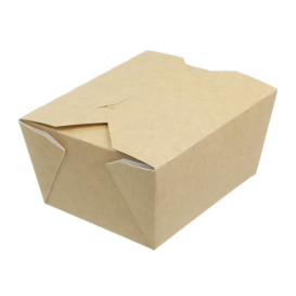 SnackBox Amerikanische Kraft 11,8x9x6,3cm (25 Stück)