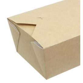 SnackBox Amerikanische Kraft 11,8x9x6,3cm (25 Stück)