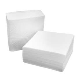 Spenderservietten Papier Tissue 2L im V Weiß 11x21cm (6.000 Stück)